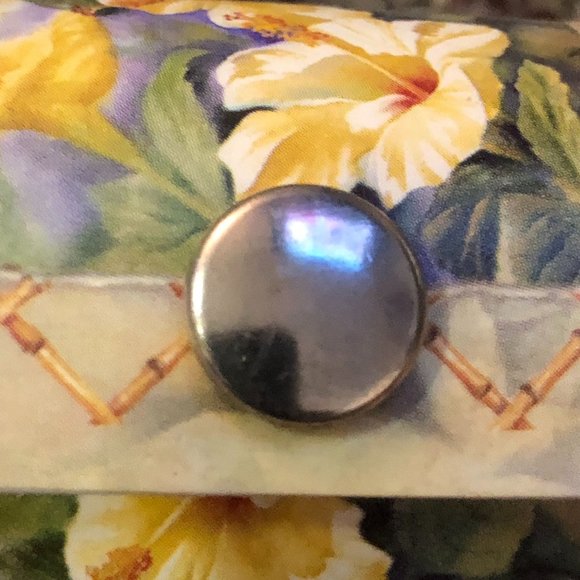 Vintage Keller-Charles Napkin Rings Set of 8 Used Floral Made in Italy - Picture 4 of 15